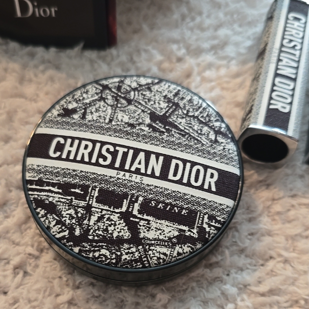 Authentic Dior Rouge Dior Refill Balm in Black & Silver Box - Picture 7 of 16